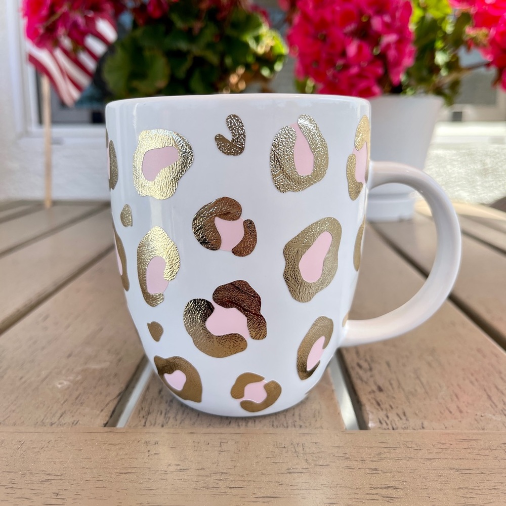 Pink & Gold Leopard Mug